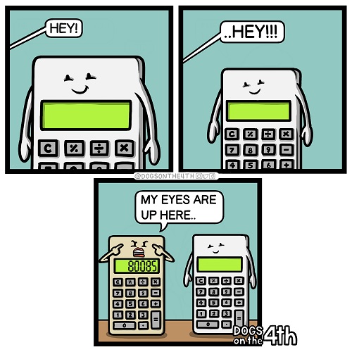 calculator comic