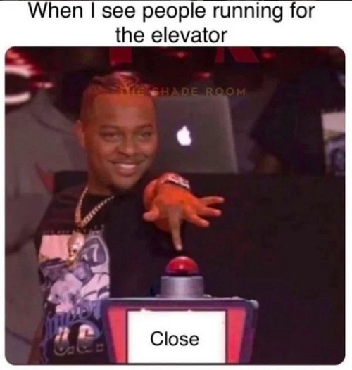 elevator meme