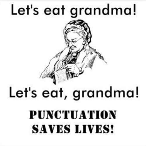 Punctuation saves lives: Messed Up Memes