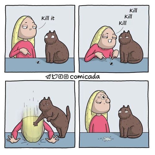 kitty training comic
