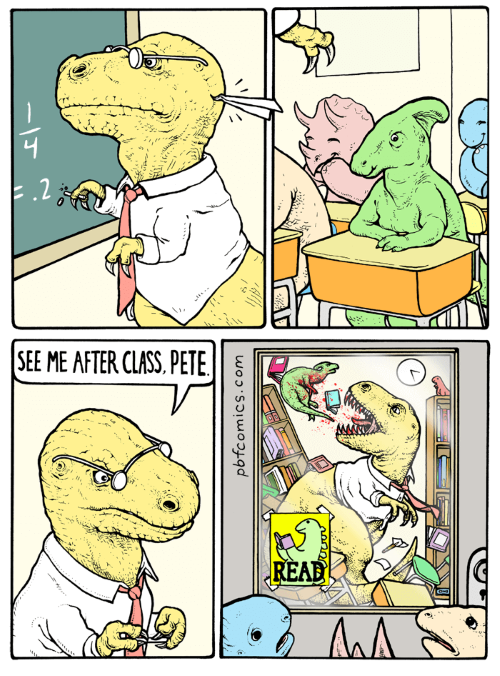 T-Rex comic