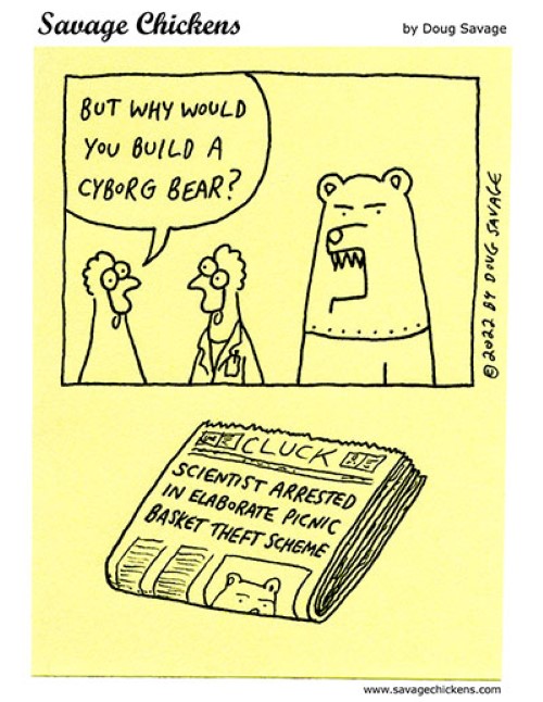 cyborg bear comic