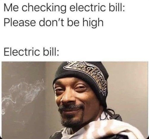 electric bill meme