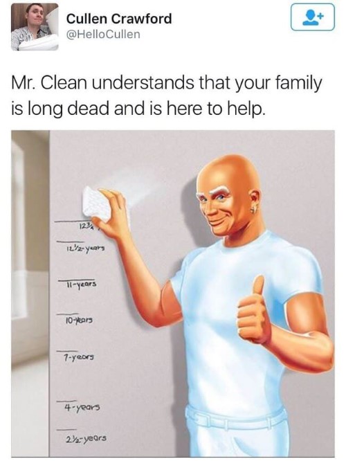 Mr. Clean meme