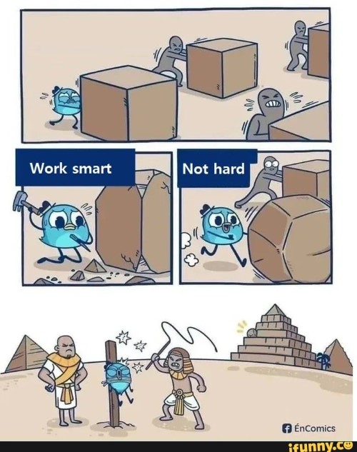 work smart comic