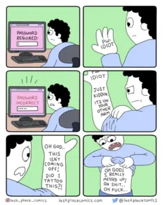 password comic