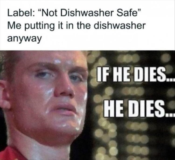 dishwasher meme